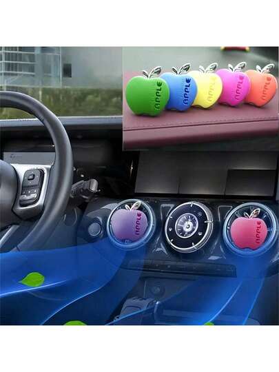 5pcs Car Air Freshener Set (Includes 1 Extra Box) + Decorative Vent Clip, Perfect For In-Car Use, Car Vent Clip Set