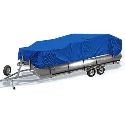 21-24Ft Boat Cover Trailerable Heavy Duty Pontoon Beam 102 Dark Blue