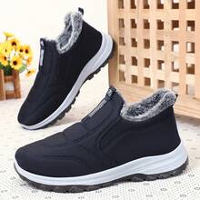Couples Snow Boots, Men's Snow Boots, Outdoor Sports Shoes/Boots For Autumn/Winter, Men's Winter Boots, Women's Ankle Boots, Autumn Ankle Boots, Hiking Boots, Outdoor Camping Adventure Trekking Boots, Slip-On Men's Winter Shoes, Outdoor Sports Shoes Work Boots, Suitable For Men's Autumn/Winter Ankle Boots And Women's Shoes - Blue - View 3