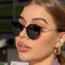 1 Piece Fashion Women's Round Frame Glasses Simple Korean Style Black PC Material Minimalist Non-Prescription Glasses 2026 Mother's Day Best Mom Sentimental Heartfelt Unique Thank You Mom Surprise Gift For Mom Grandma Mum Mommy Perfect For Daily Casual Wear - 黑色框架 - 查看 6