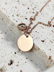 High Quality Stainless Steel Mustard Seed Faith Inspirational Rose Gold Women Pendant Necklace, Christian Motivational Gift, Inspiring, Birthday Gift, Valentine's Day Gift, Perfect Gift For Loved Ones - Rose Gold - View 4