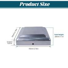 AYYDS Post Caps, 7x7/8x8/10x10 Cm, 10 Pieces, Post Covers Made Of Galvanized Steel, Fence Post Caps, Square Cover Caps, Weatherproof Post Caps For Garden Wooden Posts (Post Caps, 70 * 70 Mm, 80 * 80 Mm, 101 * 101 Mm) - Silver - View 6