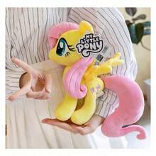 Hasbro Plush Doll - Twilight Sparkle Princess Design, With Shiny Horn And Rainbow Mane, Soft And Comfortable, Suitable For Girls, Holiday Gift, Suitable For Children 3+ Years Old, Official Authorized Character - Fluttershy - View 7