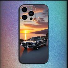 Funda de teléfono compatible con S M-Mustang, compatible con iPhone 16, 15, 14, 13, 12, 11, Pro, X, XS, Max, XR, Plus, Mini, de color negro suave, compatible con el caso del 17 Pro, el caso del 17 Pro Max y el caso del 17 - z7 - Ver 13