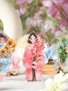 15 adesivos vintage para meninas, para scrapbooking, decoração de cadernos, presentes, escritório, casa, etiquetagem, sala de aula, entretenimento, planejador de estudantes, materiais de artesanato com colagem retrô