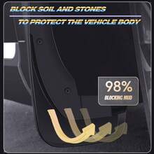 - Solapas de barro para sedn Ho - nda 2003 - 2007 no compatible con modelos Coup de 2 puertas guardabarros dedicado para cuatro estaciones, proteccin universal, delantero y trasero - Accord 2003-2007 - Ver 6