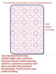 Waterproof, Non-Slip, Foldable Portable Ironing Mat – Heat-Resistant And High-Temperature Proof, Ideal For Travel And Home Use, Perfect For Winter Garment Care. - The Perfect Festive Gift (The Product Features Yellow Dots On Its Circular Surface, Which May Appear Less Distinct In Photographs. The Placement Of These Yellow Dots Is Randomly Distributed.)