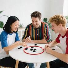 Juego de imanes, juego magnético con cuerda, ajedrez magnético con piedras, para 2 jugadores, tiempo de juego de 10 minutos, juegos de mesa