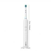 Orinatola Electric Toothbrush, 2 Toothbrush Heads, USB C Charging, IPX7 Waterproof, 3 Modes, Comes With Travel Case, Can Be Used In The Shower, 600 MAh Battery, Thanksgiving Gifts For Wowen And Family - White - View 3
