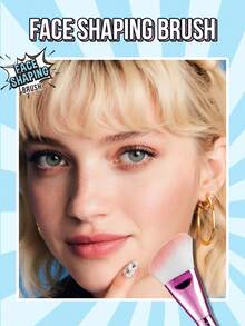 MISSLYN化妆刷，持久显色，轻松精准上妆，超柔软材质，易握感，合成刷毛，丝滑柔顺，多用途，适用于粉状、液状、膏状、腮红及其他化妆品。