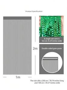 2/4pcs Winter Tassel String Curtain Decoration, Suitable For Birthday, Wedding, Graduation Party, Room Decoration, Photo Backdrop Christmas Gift Decorations