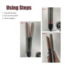 Profesjonalna prostownica parowa, przenośna prostownica, prostownica parowa do pielęgnacji włosów - Wtyczka UE typ C (220–240 V) - Zobacz 11