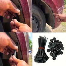 Multifunctional Retractable Cable Tie Fixing Spikes, Durable Nylon Cable Tie Clips - Polypropylene Spike Buckle Hook And Loop, Self-Locking UV-Resistant Cable Ties, Self-Locking Zipper Buckle Design, Adjustable Outdoor Cable Ties, Flexible Bundling And Fixing, Suitable For Garden And Home Organization