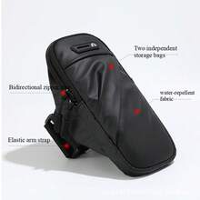 1 Stück Sport Lauf Armtasche, atmungsaktives PU Armband Handyhalter für Frauen Fitness, Outdoor Radfahren Herren Armtasche