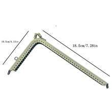 Khung ví kim loại 3 kích cỡ, Phụ kiện phần cứng ví thủ công - Đồng - Xem 3