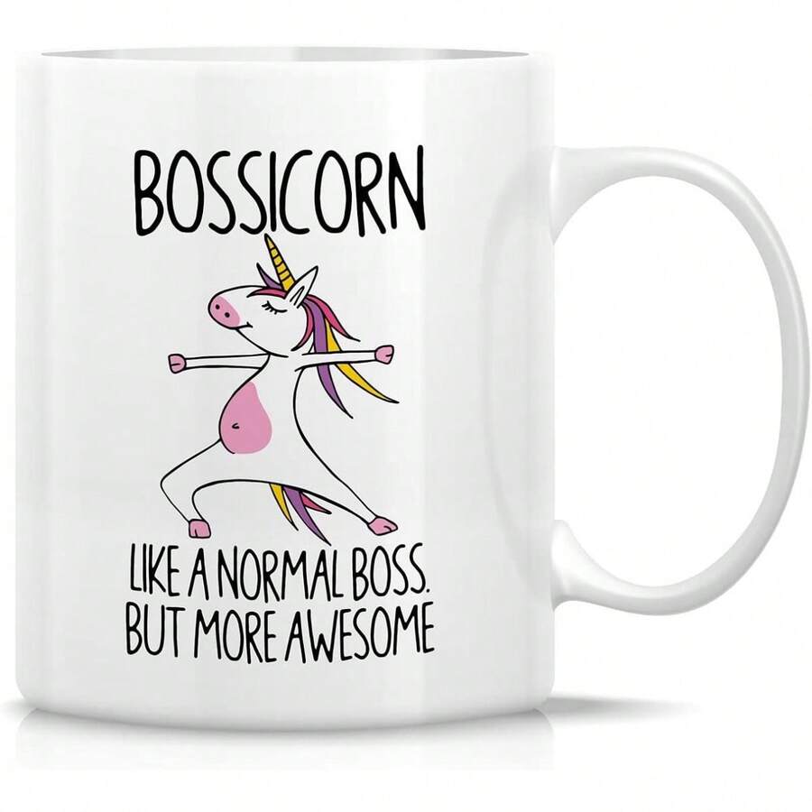 Funny Mug You Are The Luckiest Boss 11 Oz Ceramic Coffee Mugs Funny, Sarcasm, Sarcastic, Motivational, Inspirational Birthday Gifts For Friends, Coworkers, Manager, Boss, Siblings, Dad Mom Ceramic Blank Coffee Mugs,11oz, White Cups - white2 - View 1