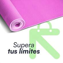 Tapete de Yoga Lincky,  Colchoneta de ejercicio ideal para hogar, parque y gym, Esterilla portátil tamaño de  184x61 espesor de 3m - Rosa - Ver 5