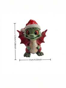 تمثال صغير من الراتنج بتصميم سنتور كرتوني للكريسماس - تمثال جميل لتمثال قزم الراتنج مناسب لديكورات عيد الميلاد وعيد الهالوين، مثالي لديكور الغرفة وديكور غرفة المعيشة.