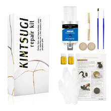 Kintsugi Repair Kit, Repair Ceramic Bowls & Vases With Gold Powder Glue, Entry-Level Kintsugi Kit Perfect For Beginners, Easy Kintsugi Craft - Transparent - View 9