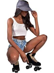 Women Beret Hats - Dark Denim - View 4