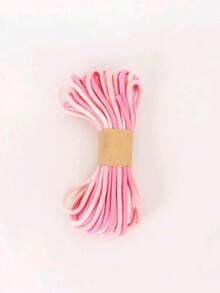 حبل ماكرامي 3 مم * 10 م، حبل ملون متنوع الألوان، حبل قطني، خيط ماكرامي لتعليق الحوائط، حاملات النباتات، الحرف اليدوية، مشاريع الديكور DIY