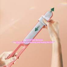 1 wiederverwendbarer selbstreinigender Haarball-Entfernungstrommel und -bürste für große Flächen, hocheffiziente beidseitige Reinigung von Haaren, geeignet für Kleidung, Möbel, Teppiche, Automobile - tragbarer Haarball-Rasierer, geeignet für die Entfernung von Haustierhaaren