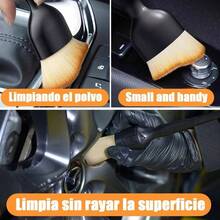 Kit 6pzs Brochas para Detallado Automotriz, Limpieza para Auto, Cepillos Suave Microfibra para Detallado Automotriz Interior, para Tablero, Limpiar Llanta, Rejilla de Aire Acondicionado - inicial - Ver 3