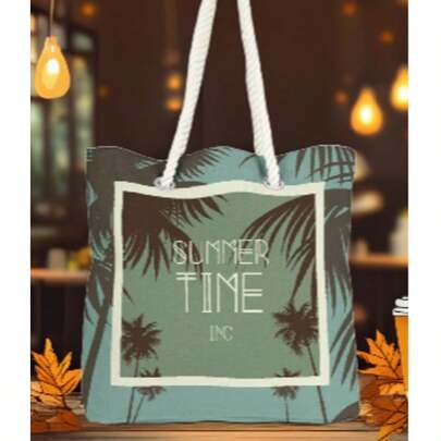 This Summer's Must-Have Bag! – Rope Handle Shoulder Bag | 40x40 Cm | Made In Turkey