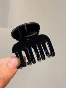 4 chiếc/1 chiếc Kẹp tóc càng cua cỡ trung bình dành cho nữ màu đen, trắng, nâu, hồng 4.5cm/1.77in, chất liệu nhựa nhẹ, thời trang, đa năng, cao cấp, thanh lịch, tối giản, màu trơn, phù hợp cho sử dụng hàng ngày, thường ngày, dự tiệc, đi làm, đi biển, tắm, trang điểm, phụ kiện trang phục. Kẹp tóc, kẹp giữ tóc, kẹp bắt tóc, phụ kiện tóc mùa thu đông cho nữ, trang phục đi nghỉ mát, trang phục mùa hè. - Nhiều màu - Xem 10
