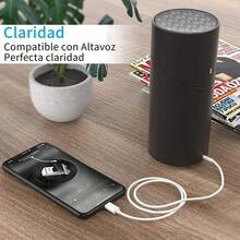 1 pieza Cable de audio de iOS a 3.5 mm con adaptador de conector de auriculares de 3.5 mm, compatible con iPhone 14, 13, 12, 11 Pro Max, X, 8, 7, cable de conexión de audio estéreo diseñado para dispositivos iOS - Blanco - Ver 4