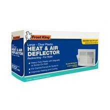 HD9 Heat & Air Deflector, Large, Expands Up To 16" Wid, Clear Plastic