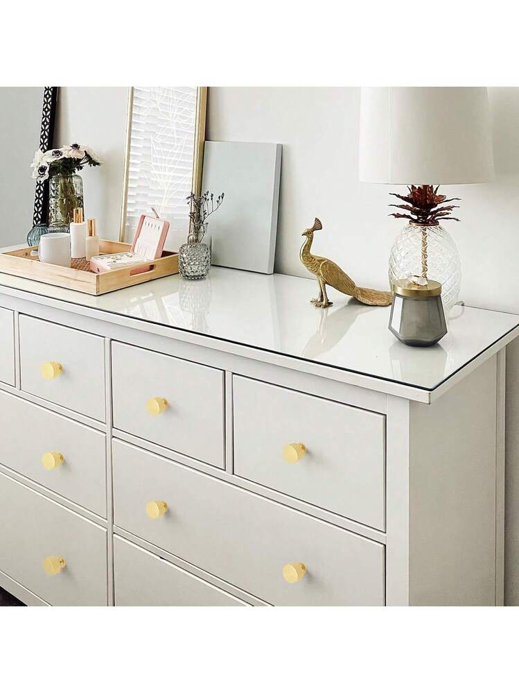 Brushed Gold Kitchen Cabinet Knobs - Solid Brass Dresser Drawer Knobs,  Brass Pulls, Suitable For Bathroom Bedroom Wardrobe, Furniture Hardware |  SHEIN