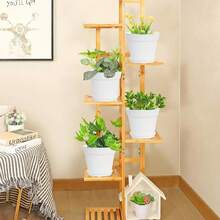 8/16 Sets Flower Pots With Tray For Plants, 6 In Thick Plastic Planters With Multiple Drainage Holes And Tray, Garden Containers Sets For Indoor & Outdoor House Plants, Seedling Starter Planters For Vegetable, Herbs, Garden Flowers (Black/White) - 白色 - 查看 9