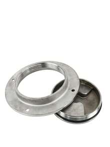 ISURE MARINE 3 Inch Hatch 316 Stainless Steel Round Non Slip Inspection Hatch Deck Plate With Detachable Cover For Marine Boat Yacht - Silver - View 4