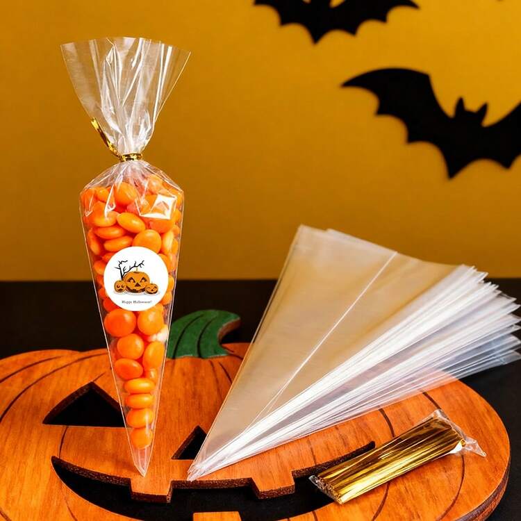 Customized Candy Bags, Customized Wedding Candy Bags, Customized Halloween Candy Bags, Customized Birthday Candy Bags, Customized Christmas Candy Bags, Gift Packaging Bags, Candy Packaging Bags, Gift Bags, Flower Packaging Bags, Candy Bag Stickers, Flower Packaging Bag Stickers, Gift Packaging Stickers, Box Stickers, Mother's Day, Valentine's Day, Thanksgiving, Chinese New Year, Christmas, Gifts For Friends, Gifts For Mothers, Gifts For Relatives, Birthday, Gatherings, Parties - Baking Bags - View 4