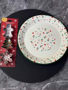 1个烤盘 + 1套圣诞饼干模具（姜饼人、圣诞树、雪花）。这套烤盘和饼干模具既可作为礼物赠送，也可用于烤箱烘焙，是一款全年适用的多功能烘焙模具。它适合家庭聚会和节日使用，也可作为礼物赠送给亲朋好友。 - 薔薇 - 查看 9