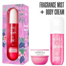 Wish 2-Piece Set, SOLO EN IBIZA Body & Hair Fragrance Mist And Body Cream Gift Box For Men And Women, Long Lasting Fragrance, 4 Different Scent, Perfect For Holiday Gifts, Dating, Daily Life, Parties, 3.4 Fl Oz Perfume, 50g Body Cream - 2-Piece Set C - 查看 7