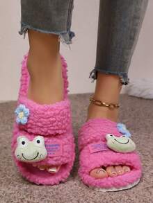 shensongni Women's Plush Slippers, Animal Slippers, Frog Slippers, Furry House Slippers, Animal Slippers, Bear Slippers, Black Slippers, Cute Slippers, Fashion Slippers, EVA Thin-Sole Slippers, Lightweight Slippers, Soft-Sole Slippers, Quiet Slippers, Hardwood Floor Slippers, Bedroom Slippers, Indoor Slippers, House Slippers, Balcony Slippers, Office Slippers, Hotel Slippers, Carpet Slippers, Cartoon Slippers, Plush Slippers, Women's Slippers, Pink Slippers