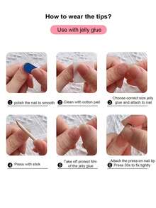 100% Handmade Press On Nails 3D Floral And Bow Knot Nail Decoration Blush Ombre Rose Pink Manual Nails Almond 10pcs Fake Nail Tips Reusable Nail Art Design Nail Products For Women And Girls Nail Supplies - Pink - View 8