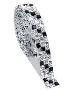 4/1Piece Self-Adhesive Sparkling Diamond Ribbon Set, 4/2 Yards Total - Crystal Embellishments For Diy Crafts, Clothing, Phone & Party Accessories