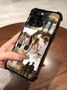 1 ốp lưng điện thoại kính cường lực 6 khe có thể tùy chỉnh ảnh, tương thích với Samsung S24/S25 Ultra, 14 Ultra/ Note13 Pro, 16/15/14 Plus/13 Pro/12 Pro Max/11/Xs Max/8/7/6 Plus. Thiết kế trong suốt, thời trang, sống động, dễ thương, tối giản, hoàn toàn phù hợp với điện thoại của bạn. Một món quà cá nhân độc đáo dành cho bạn bè, người yêu và mẹ. - màu đen - Xem 2
