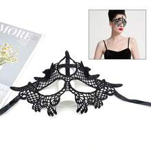 1 件性感蕾丝眼罩舞会面具化妆舞会面具适用于化妆派对角色扮演 - 蕾絲面具 - 查看 27