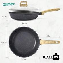 Beauty Meets Function! GIPP Luxury-Style Non-Stick Cookware Set, Elevates Your Kitchen Aesthetic, Adds Ritual To Your Cooking!(Gary) - Dark Grey - View 11