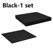 1/2/3 件黑色可拆卸泡沫插件，可选和可拆卸泡沫，预切立方体泡沫板带底，用于棋盘游戏盒储物抽屉 - 彩色 - 查看 14