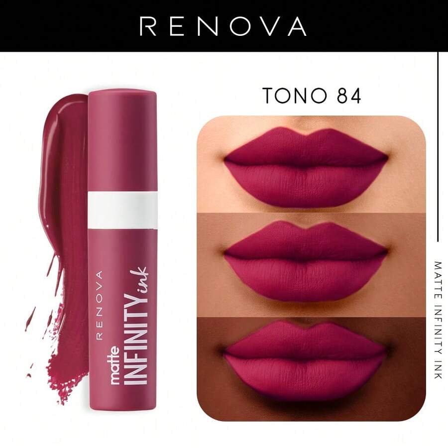 Matte Infinity Ink Renova Liquid Lipstick, Shade 84, 5ml - Tono 84 - View 1