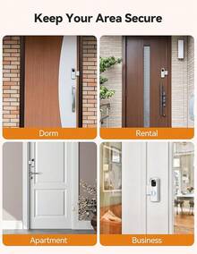 Anti-Theft Blink 1st Gen Doorbell Mount Bracket Wide-Angle(Not For 2025 Newest 2nd Gen Models), Weatherproof With Rain Cover, Renter Friendly,No-Drill Install For Home/Apartment Door, Black - trắng - Xem 9