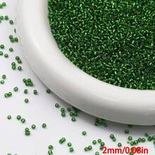 3000pcs 2mm Silver Glass Beads, 25 Assorted Colors, Suitable For DIY Jewelry, Bracelets, Necklaces, Earrings And Creative Decorations, Ideal For Friendship Gifts And Craft Projects - DIY - View 17
