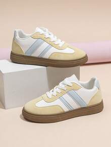 Women's Thick Sole Casual Sneakers, Lightweight Breathable Flat Shoes, New Summer Style