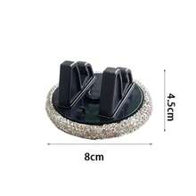 Soporte de teléfono para el salpicadero del coche giratorio y premium, compatible con iPhone y smartphones, soporte de teléfono multifuncional tipo disco adhesivo con diseño antideslizante, soporte giratorio de panel de instrumentos de ABS para hombres, mujeres, papá y mamá - Multicolor - Ver 10