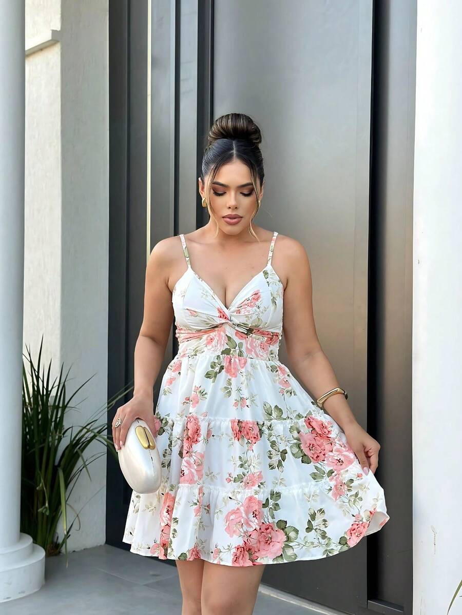 Short Dress Margo - White - View 1